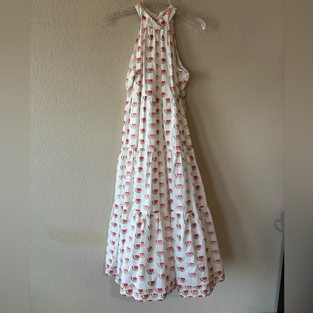 Flora Bea NYC Watermelon Halter Dress Size Small‎ - Picture 3 of 10